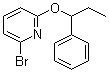 2-溴-6-(1-苯基丙氧基)吡啶分子结构 (CAS 1146079-97-1)