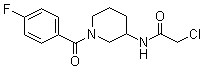 CAS # 1146080-30-9, 2-Chloro-N-[1-(4-fluorobenzoyl)-3-piperidinyl]acetamide