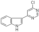 3-(6-氯-4-嘧啶基)-1H-吲哚分子结构 (CAS 1146080-38-7)