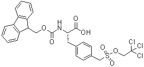 CAS # 1146758-11-3, N-[(9H-Fluoren-9-ylmethoxy)carbonyl]-4-[[(2,2,2-trichloroethoxy)sulfonyl]methyl]-L-phenylalanine