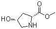 (2R,4R)-4-羟基吡咯烷-2-羧酸甲酯分子结构 (CAS 114676-47-0)