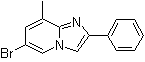 CAS # 1146911-28-5, 6-Bromo-8-methyl-2-phenylimidazo[1,2-a]pyridine