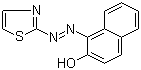 structure of CAS# 1147-56-4, 1-(2-Thiazolylazo)-2-naphthol