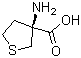 (S)-3-氨基四氢噻吩-3-羧酸分子结构 (CAS 114715-53-6)
