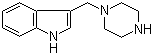 3-(哌嗪-1-基甲基)-1H-吲哚分子结构 (CAS 114746-66-6)