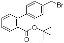 4'-溴甲基联苯-2-甲酸叔丁酯分子结构 (CAS 114772-40-6)