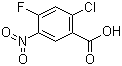 2-氯-4-氟-5-硝基苯甲酸分子结构 (CAS 114776-15-7)