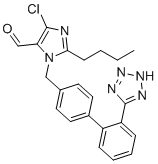 氯沙坦甲醛分子结构 (CAS 114798-36-6)