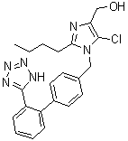 氯沙坦杂质 C分子结构 (CAS 114799-13-2)
