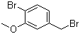1-溴-4-(溴甲基)-2-甲氧基苯分子结构 (CAS 1148110-16-0)
