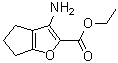 3-氨基-5,6-二氢-4H-环戊二烯并[b]呋喃-2-羧酸乙酯分子结构 (CAS 1148116-15-7)