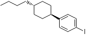 反式-1-(4-丁基环己基)-4-碘苯分子结构 (CAS 114834-79-6)