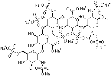磺达肝癸钠分子结构 (CAS 114870-03-0)