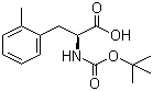 Boc-L-2-甲基苯丙氨酸分子结构 (CAS 114873-05-1)