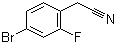 structure of CAS# 114897-91-5, 4-Bromo-2-fluorophenylacetonitrile