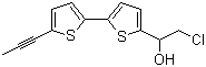2-氯-1-(5'-(丙-1-炔基)-2,2'-联噻吩-5-基)乙醇分子结构 (CAS 114916-00-6)