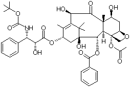 structure of CAS# 114977-28-5, 多西他赛