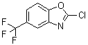 2-氯-5-(三氟甲基)-1,3-苯并恶唑分子结构 (CAS 114997-91-0)