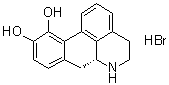 CAS # 115017-61-3, R(-)-Norapomorphine hydrobromide, (R)-5,6,6a,7-Tetrahydro-4H-dibenzo[de,g]quinoline-10,11-diol hydrobromide