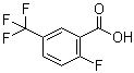 structure of CAS# 115029-23-7, 2-氟-5-(三氟甲基)苯甲酸