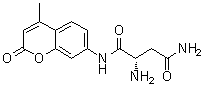 (2S)-2-氨基-N1-(4-甲基-2-氧代-2H-1-苯并吡喃-7-基)丁二酰胺分子结构 (CAS 115047-89-7)