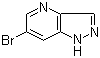 structure of CAS# 1150617-54-1, 6-Bromo-1H-pyrazolo[4,3-b]pyridine