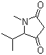 1-甲基-5-(1-甲基乙基)-2,4-吡咯烷二酮分子结构 (CAS 115084-81-6)
