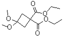 CAS # 115118-67-7, 3,3-Dimethoxy-1,1-cyclobutanedicarboxylic acid diethyl ester, 3,3-Dimethoxycyclobutane-1,1-dicarboxylic acid diethyl ester