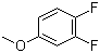 3,4-二氟苯甲醚分子结构 (CAS 115144-40-6)