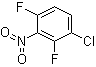 1-氯-2,4-二氟-3-硝基苯分子结构 (CAS 1151767-58-6)