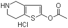 CAS # 1151904-84-5, 4,5,6,7-Tetrahydro-thieno[3,2-c]pyridin-2-ol 2-acetate hydrochloride