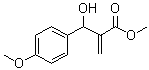 beta-羟基-4-甲氧基-alpha-亚甲基苯丙酸甲酯分子结构 (CAS 115240-92-1)