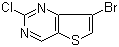 7-溴-2-氯噻吩并[3,2-d]嘧啶分子结构 (CAS 1152475-42-7)