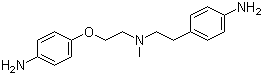 structure of CAS# 115256-13-8, N-甲基-N-(4-氨基苯氧乙基)-4-氨基苯乙胺