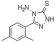 4-氨基-5-(2,4-二甲基苯基)-2,4-二氢-3H-1,2,4-三唑-3-硫酮分子结构 (CAS 1152587-57-9)