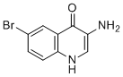 3-氨基-6-溴喹啉-4-醇分子结构 (CAS 1153094-27-9)