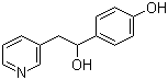 structure of CAS# 115382-40-6, alpha-(4-羟基苯基)-3-吡啶乙醇