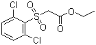2-[(2,6-二氯苯基)磺酰基]乙酸乙酯分子结构 (CAS 1154228-17-7)