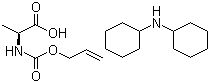 CAS 登录号：115491-98-0, N-[(2-丙烯-1-氧基)羰基]-L-丙氨酸 N-环己基环己胺盐