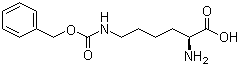 N6-Cbz-L-赖氨酸分子结构 (CAS 1155-64-2)