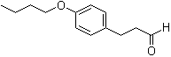 3-(4-丁氧基苯基)丙醛分子结构 (CAS 115514-11-9)