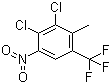 2,3-二氯-6-三氟甲基-4-硝基甲苯分子结构 (CAS 115571-68-1)