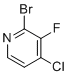 2-溴-4-氯-3-氟吡啶分子结构 (CAS 1155847-42-9)