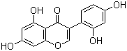 2'-羟基金雀异黄素分子结构 (CAS 1156-78-1)