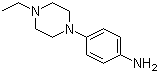 4-(4-乙基哌嗪-1-基)苯胺分子结构 (CAS 115619-01-7)