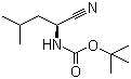 N-叔丁氧羰基-L-亮氨腈分子结构 (CAS 115654-59-6)