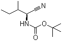 Boc-L-异亮氨腈分子结构 (CAS 115654-61-0)