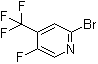 2-溴-5-氟-4-(三氟甲基)吡啶分子结构 (CAS 1156542-30-1)