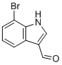 structure of CAS# 115666-21-2, 7-溴-1H-吲哚-3-甲醛