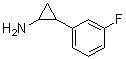 2-(3-氟苯基)环丙胺分子结构 (CAS 1157139-62-2)